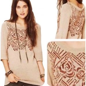 Free People Sweater / Dress Tunic  Sz M